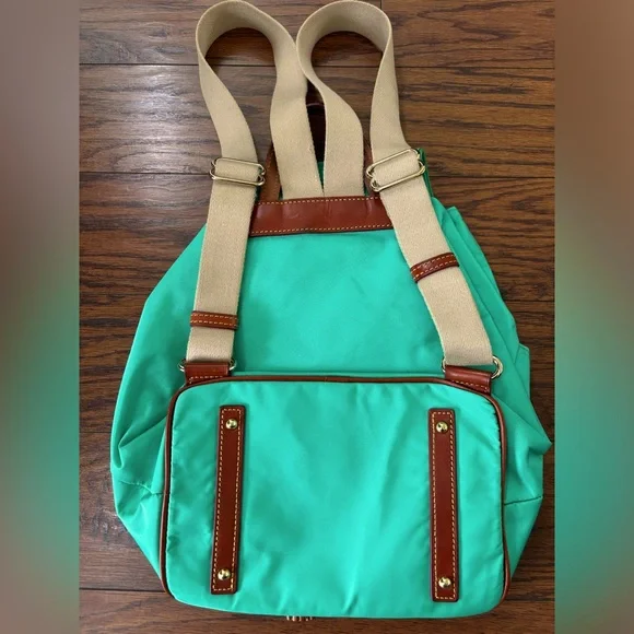 Dooney and Bourke Nylon Backpack Light Green - Picture 10 of 16